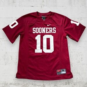 Oklahoma Sooners Nike Football Jersey Kids Boys Youth M #10 OU NCAA